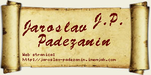 Jaroslav Padežanin vizit kartica